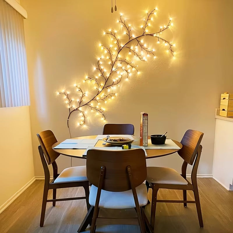 Bendable Willow Branch Lights, Ideal for Living Room and Bedroom Fairy Lights - Perfectly Suited for Christmas.
