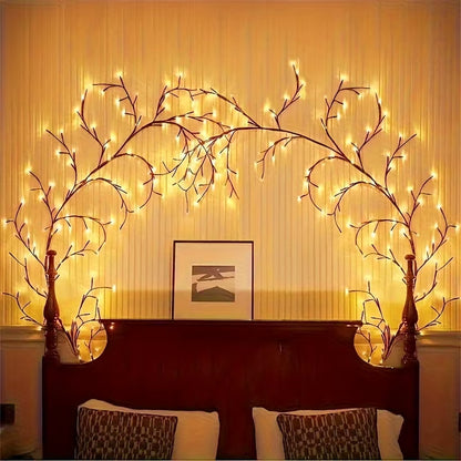 Bendable Willow Branch Lights, Ideal for Living Room and Bedroom Fairy Lights - Perfectly Suited for Christmas.